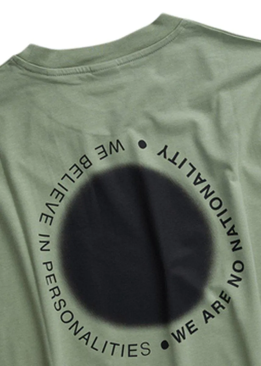 Arnold Print Tee 3467 - Oil Green